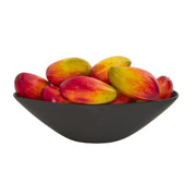 Dozen 8" Faux Mangos in Black Vase